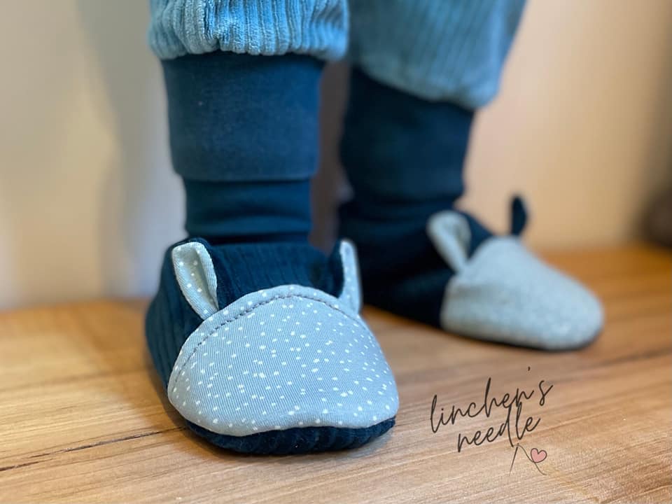 Baby Slip-On Menta Booties