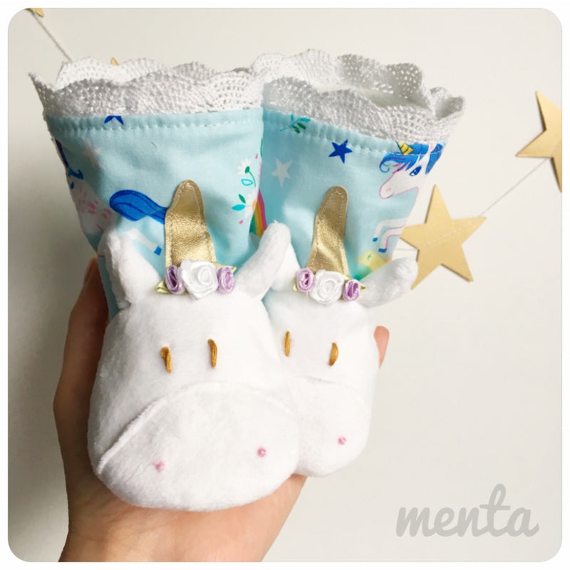 Newborn unicorn clearance slippers