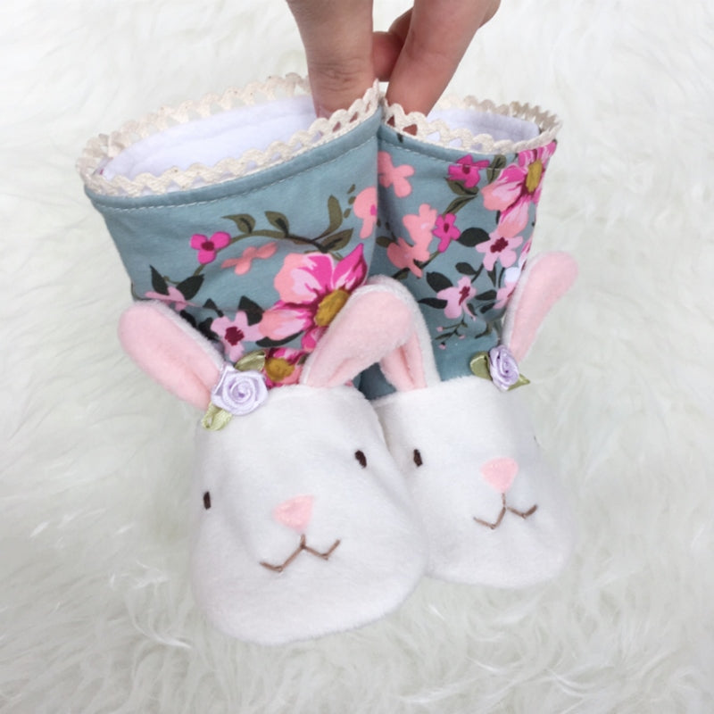 Bunny booties baby on sale