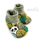 Baby Slip-On Menta Booties