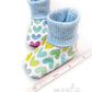Baby Slip-On Menta Booties