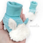 Baby Slip-On Menta Booties