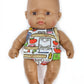 Strap Dress, Shirt and Skirt 8" Doll
