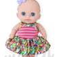 Strap Dress, Shirt and Skirt 8" Doll