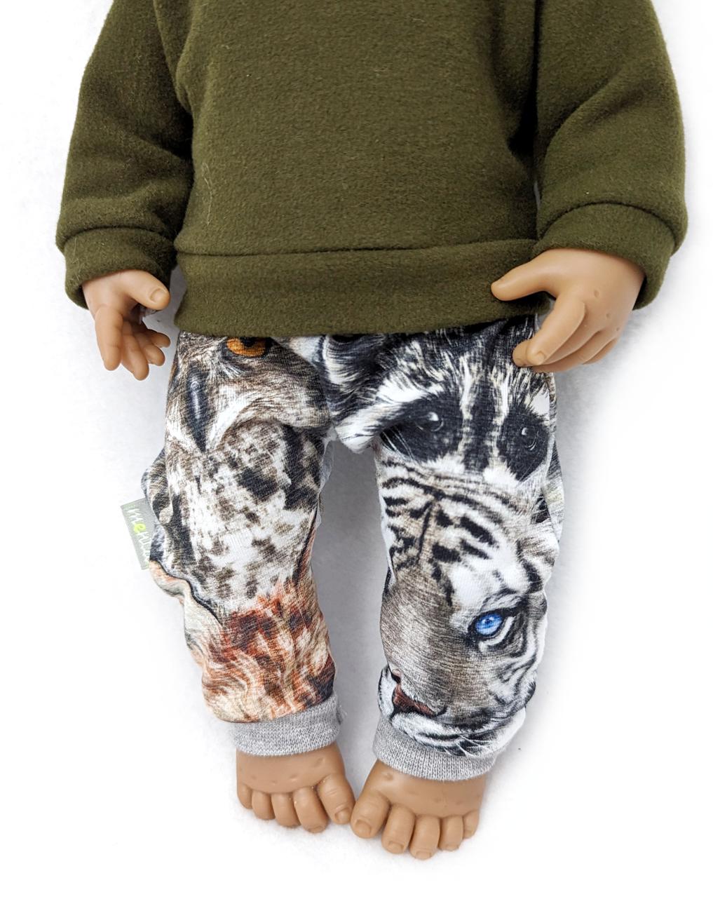 Baggy Pants + Dino Add-on 13" to 15" Dolls