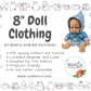 8" Doll Pattern Bundle (8 patterns)