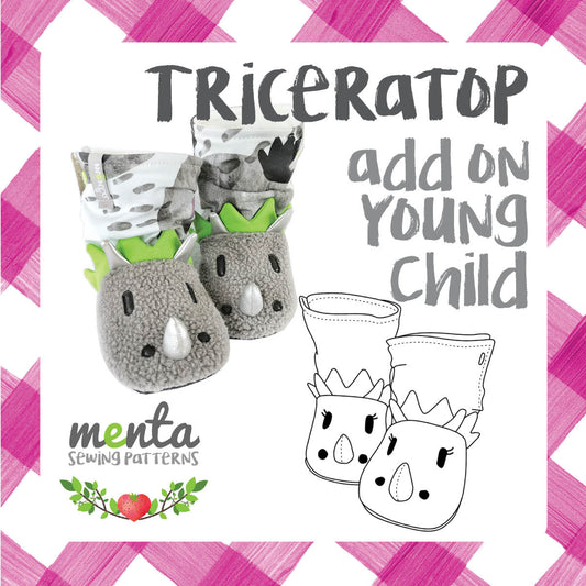 Young Child Triceratops Add-on