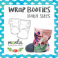 Wrap Booties Baby sizes