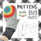 BIG Overall Menta Mittens (adult)