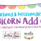 FREE Sungglehood/Neckhoodie Unicorn Add-on
