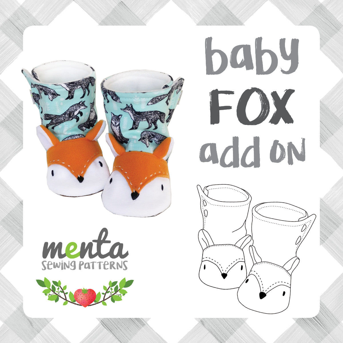 Pattern Baby Fox Baby Fox Add-on – menta sewing patterns